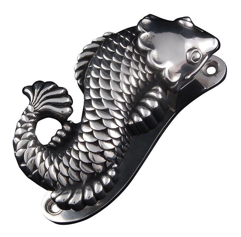 Pollino Door Knocker, Antique Silver