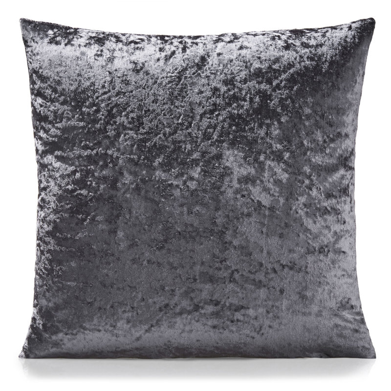 Eleanora Square Throw Cushion, Charcoal