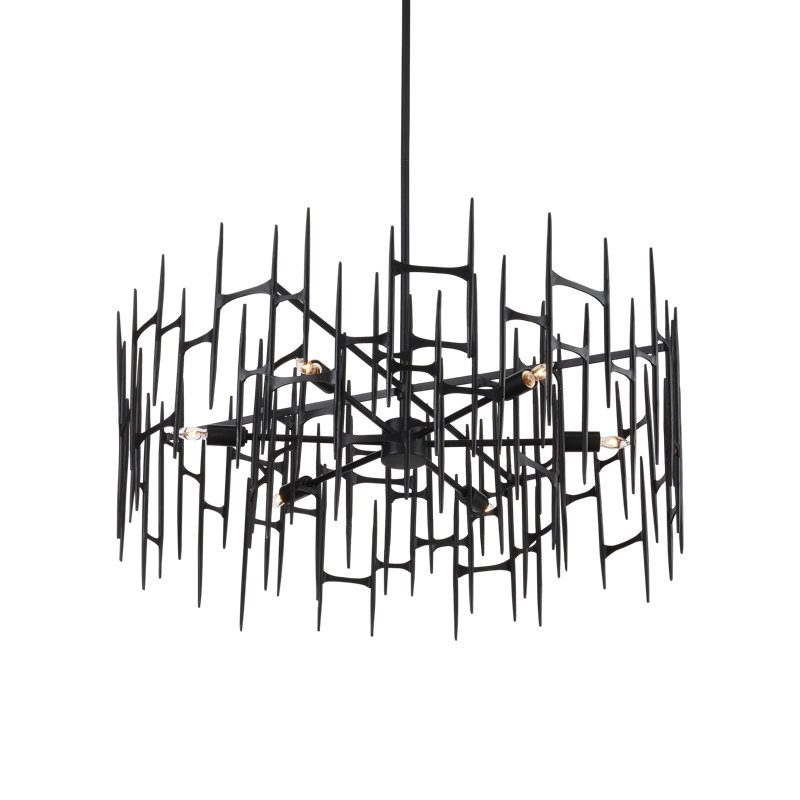 Lustre tambour Spoutnik à 6 lumières Attingham