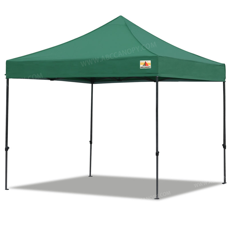 Commercial 10 Ft. W x 10 Ft. D Metal Pop-Up Canopy The Pop Up Canopies, Forest Green