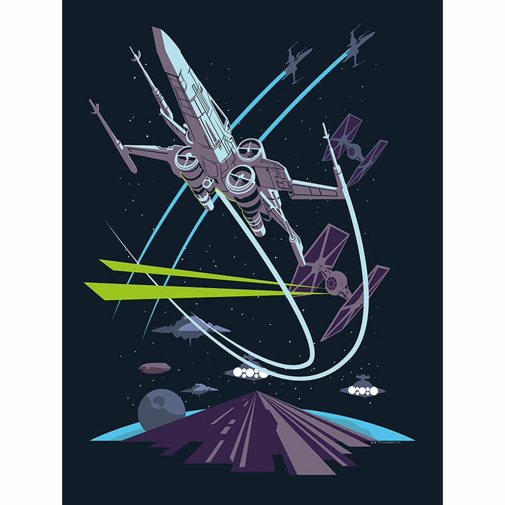 Poster Star Wars Vektor X-Wing