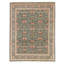 Hand Knotted Wool Oriental Area Rug in Green