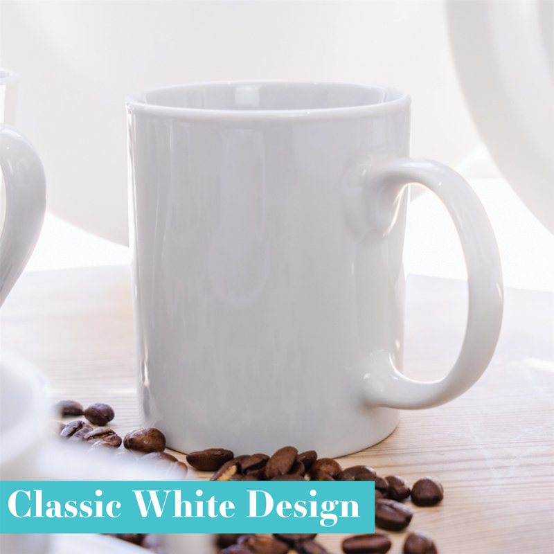 Argon Tableware - Classic Cappuccino Cup & Saucer - 320ml - White