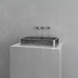 Vast Studio Aged Rectangular Countertop Bathroom Sink