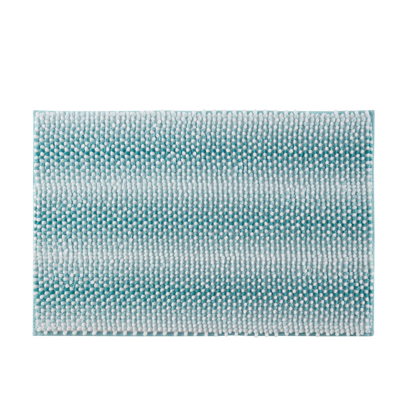 Ebern Designs Home Bosse Bath Rug, 20" x 30", Teal