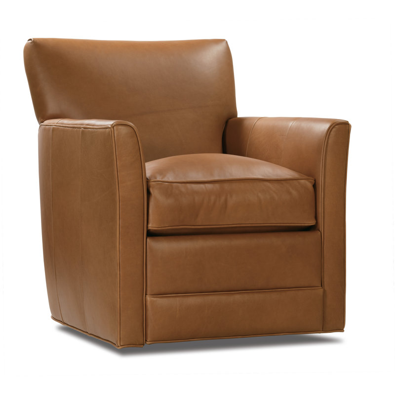 Times Square Leather Swivel Recliner