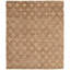 Tapis unique en laine noué à la main de style nouvel âge 18 / 20e de 8 pi 1 po x 9 pi 7 po brun pako