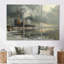 Ensemble de salon mural monochromes gris d'hiver-107196626-107196628