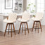 Swivel Upholstered Counter Stool-2011558004-2011558011-2011558010