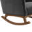 Kuhlmann Performance Velvet Rocking Chair In Light Grey-619724119