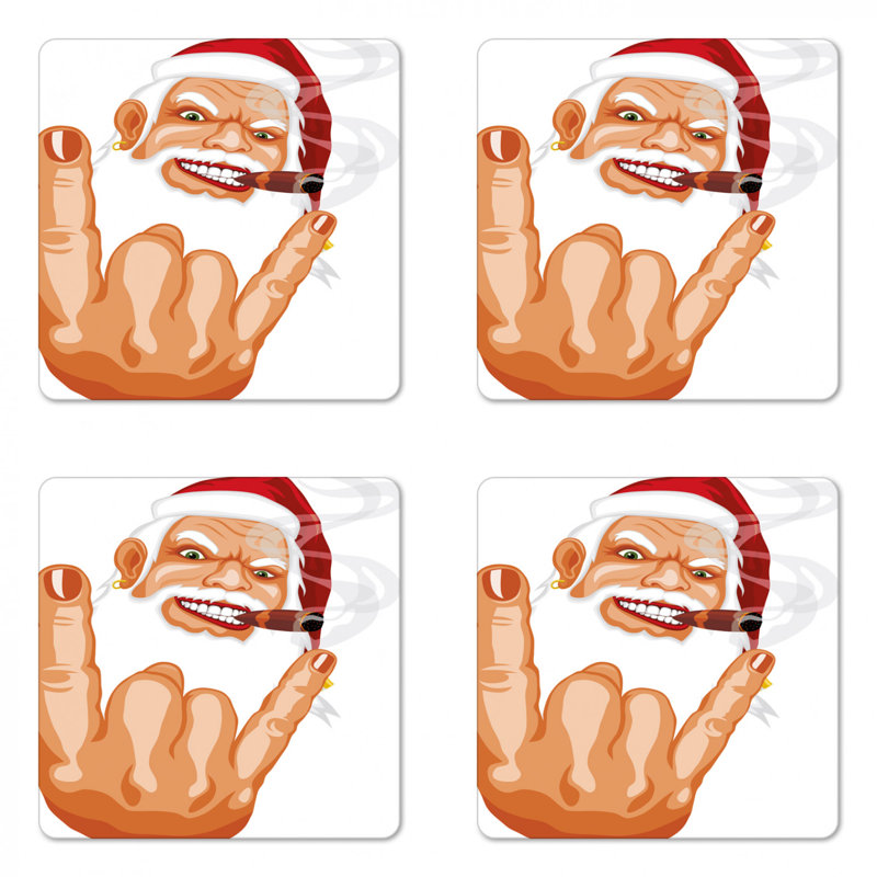 Square 4 Piece Coaster Set