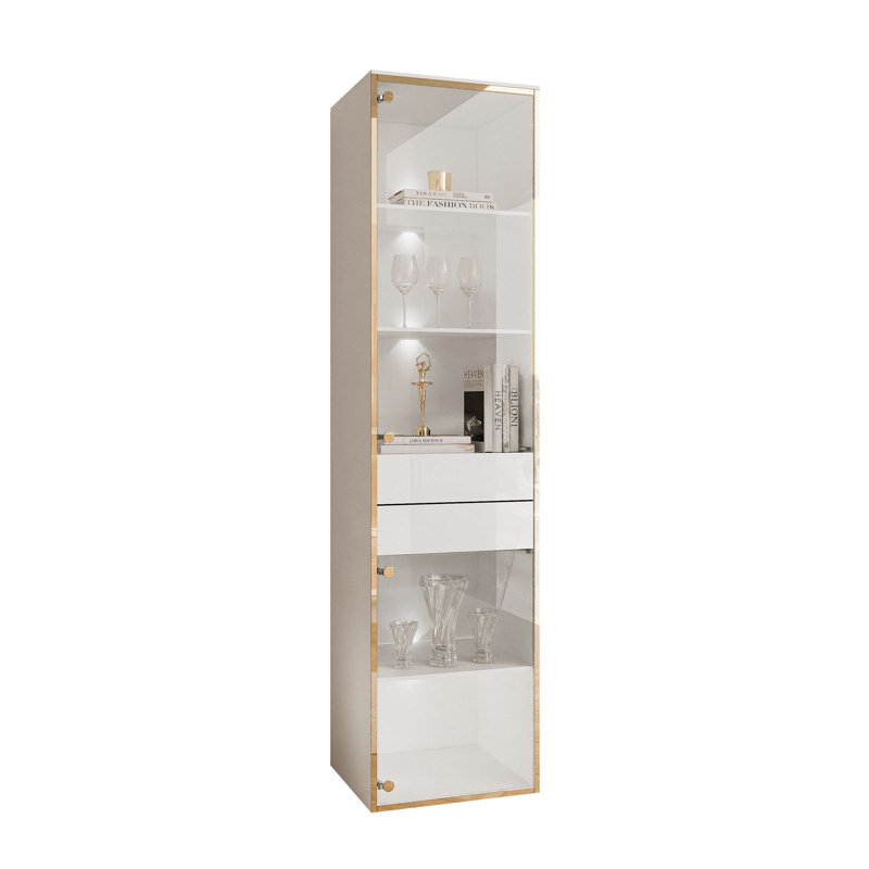 Aurora Display with LED Lighting, White
