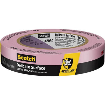 3M 2080-24EC .94" X 60Yd (24Mm) Scotch Delicate Surface Painters Tape-1PK