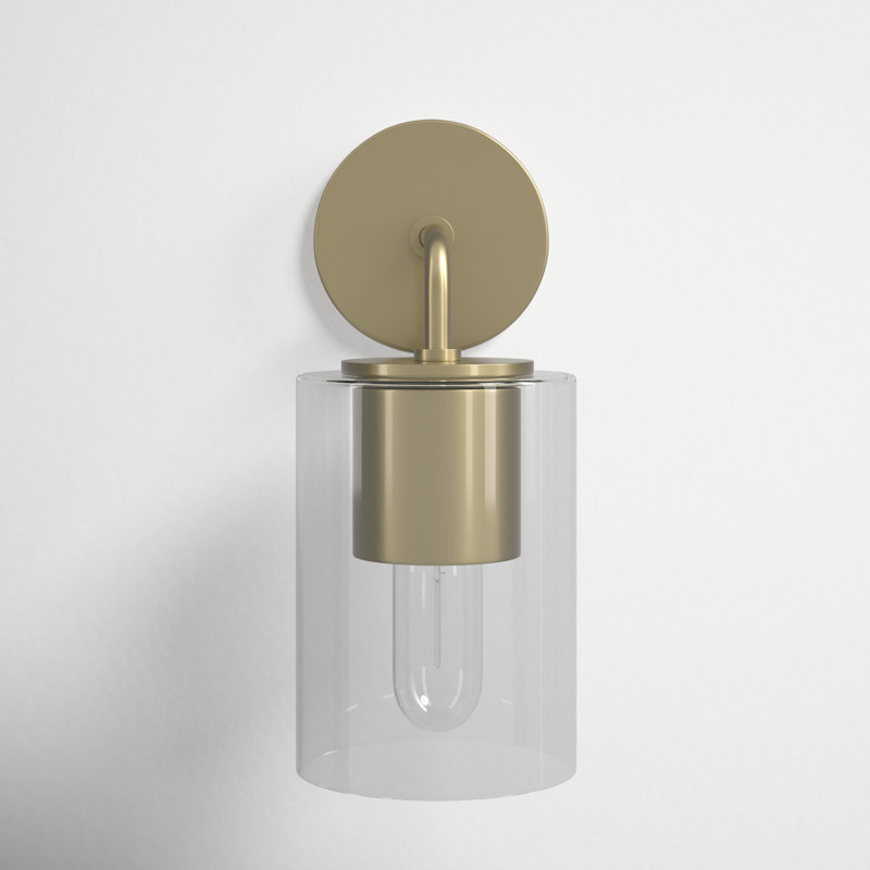 Kassia Armed Sconce, Aged Brass