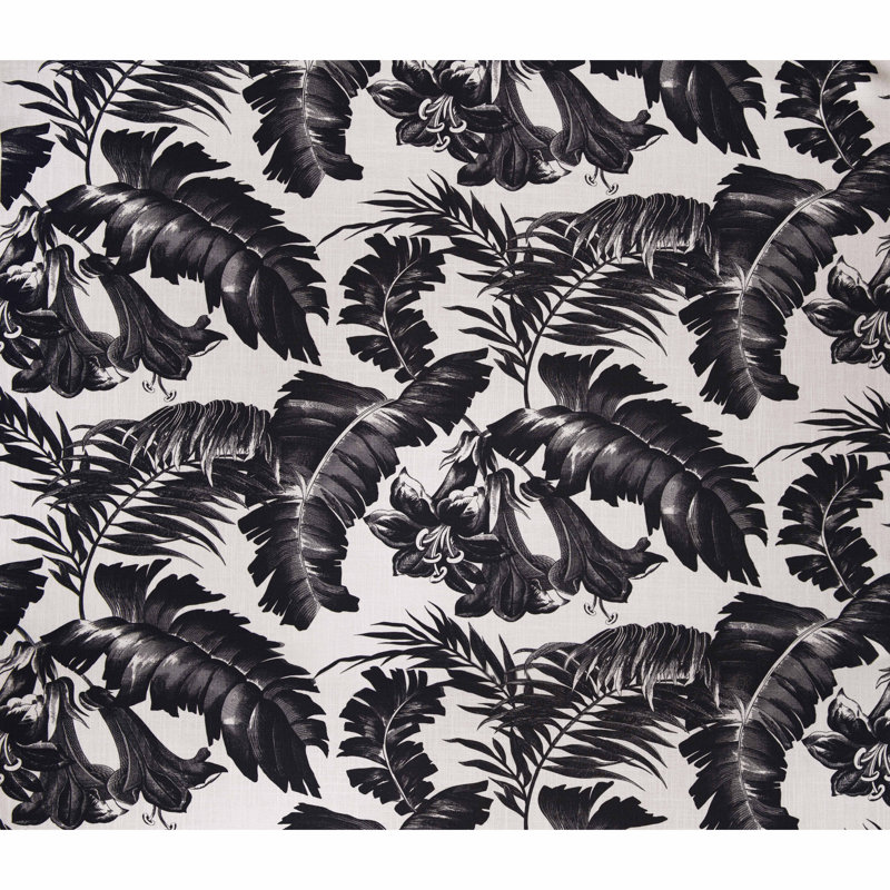 Africalia Plantation Performance Fabric, Black