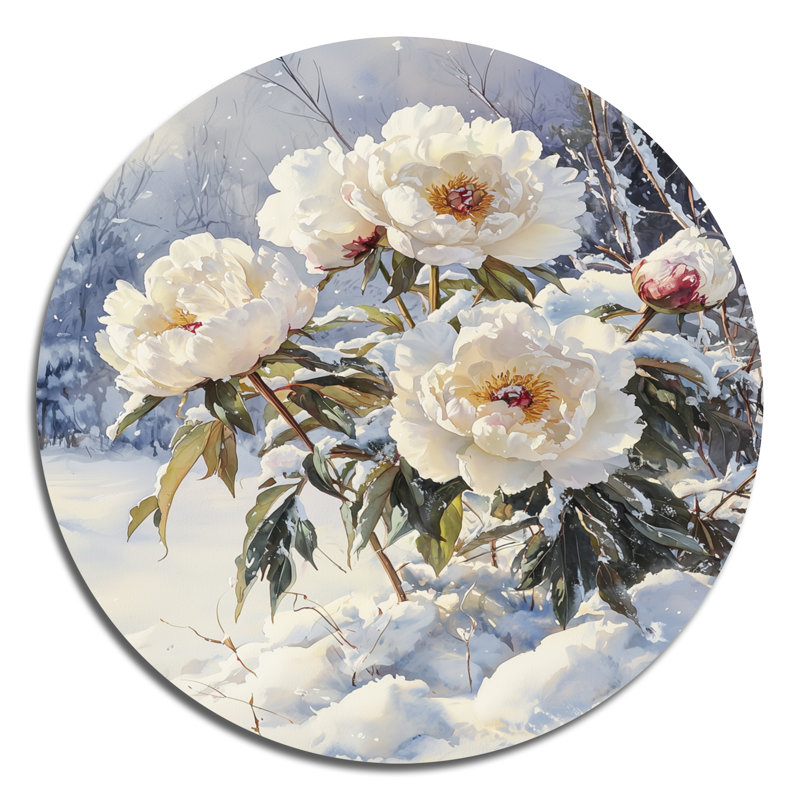 Kaysar - Art mural traditionnel en métal blanc, H 16 po x l 16 po