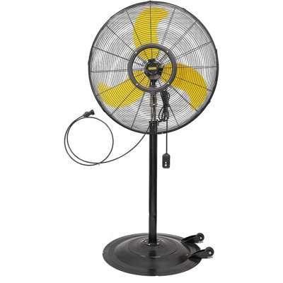 30 In. Heavy Duty High Velocity Pedestal Oscillating Fan , Commercial Or Industrial Fan