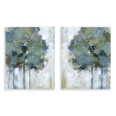  "Tree Impressions", ensemble de plaques murales abstraites par Nan