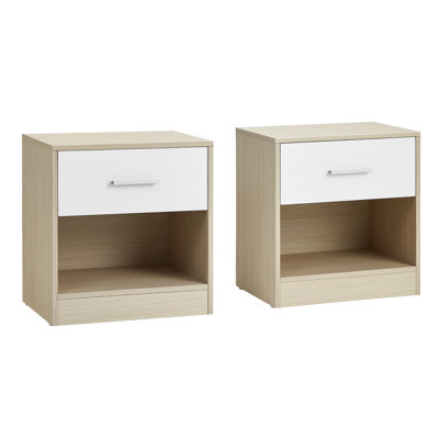 Meraya 39cm W Manufactured Wood Bedside Table