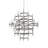 Prism 43" Seven-Tier Chandelier - Satin Nickel
