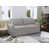 100% polyester gris clair