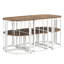 Ensemble de table de salle à manger 7 pièces Modern-591928693-591928694-591928696-591928701