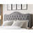 Adjustable Headboard with Fine Linen Upholstery and Button Tufting for Bedroom, Twin-477809306-477809285