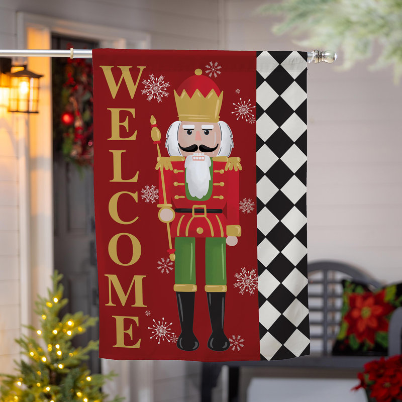 Drapeau de maison Welcome