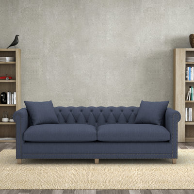 Nampa Sofa Smooth Luxury Performance Fabric 96'' Rolled Arm -  Wildon Home®, ABA3A5540DFF4591A6B7AC8DD19FCC8A