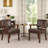 Nondas 32.6'' Tall Living Room Accent Chairs with End Table,Leather Accent Armchair-57253096