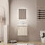 Petit meuble-lavabo mural 20 po avec lavabo en céramique Yesen-2043411460