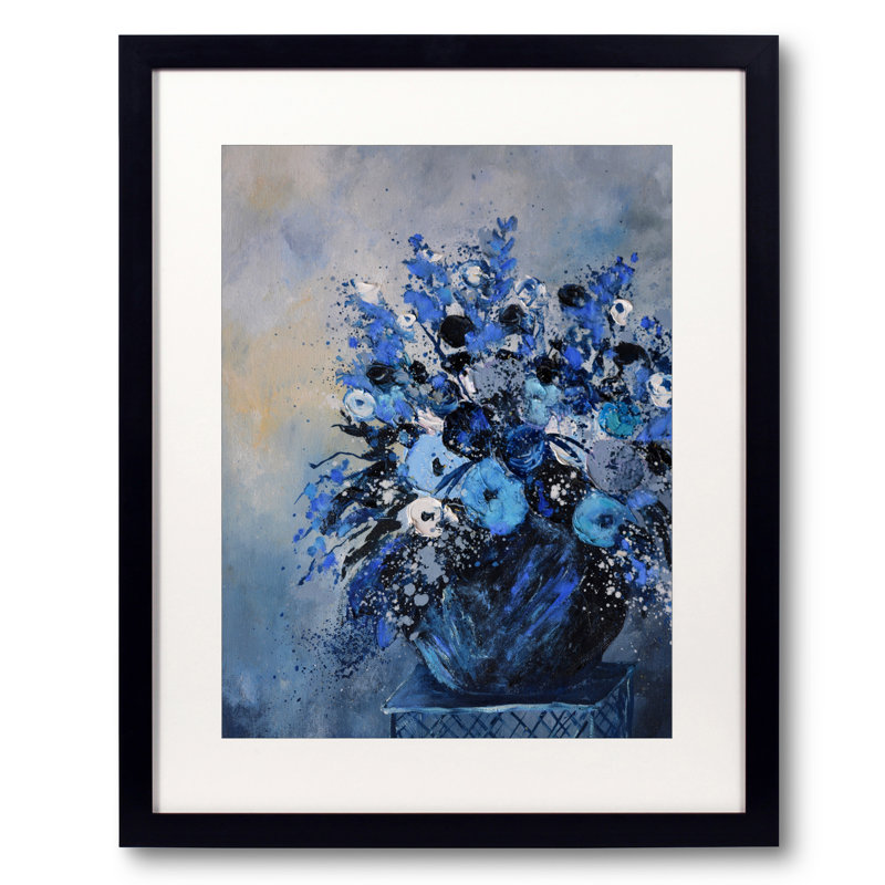Blue Still Life Print by Pol Ledent, 20" H x 16" W