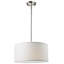 Kasey 3 - Light Nickel Unique/Statement Pendant-2052593206-2052593213