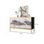 Buffet rectangulaire en bois clair peint de luxe