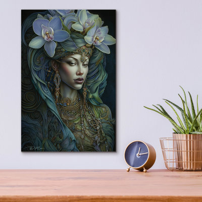 Art mural épique «Queen Of Flowers 5» par Momart