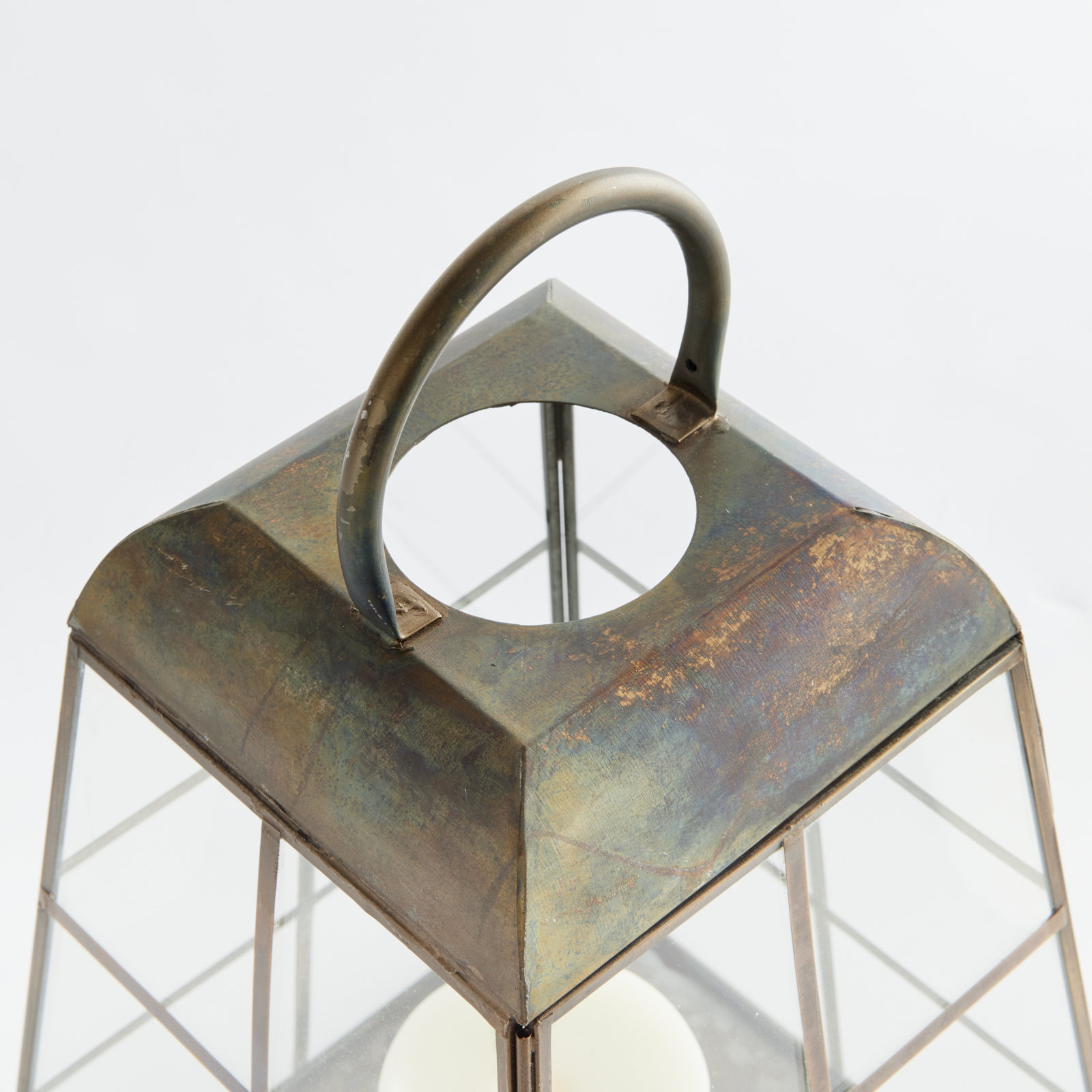 Alansont Lantern Candle Holder, 17.5" H x 10" W x 10" D