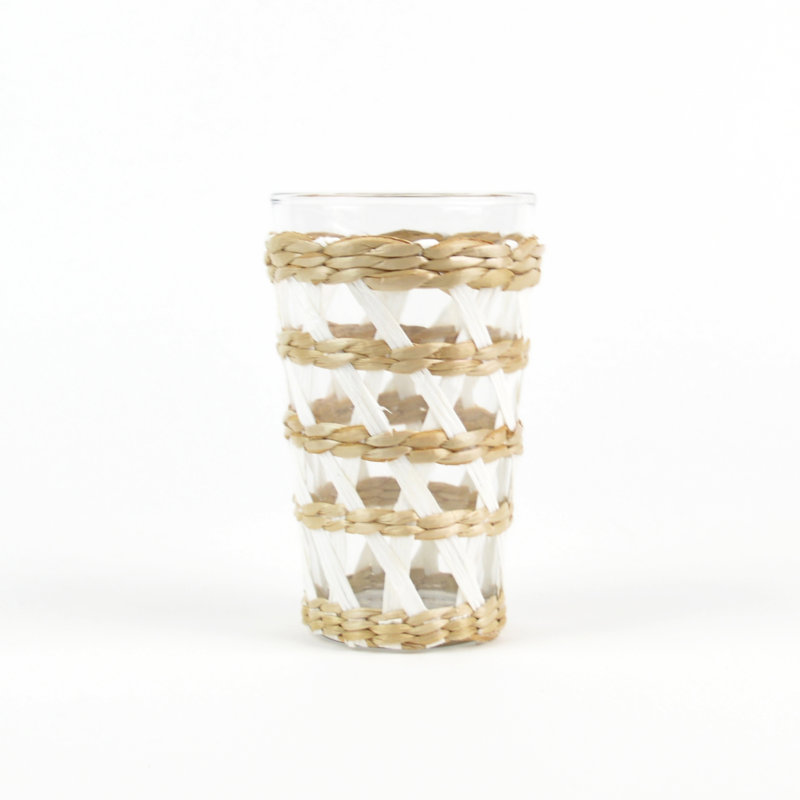 Ensemble de verres 2 pièces Shandon, Naturel / blanc