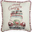 N/A Merry Christmas Square Throw Pillow