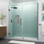 Porte de douche à charnière sans cadre Belmore GS-100895517-100895518