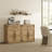 Chevron Accent Cabinet with Drawer & Adjustable Shelf-1170570259