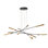 Flight 10-Light Pendant - Modern Brass - Black - Standard Overall Height