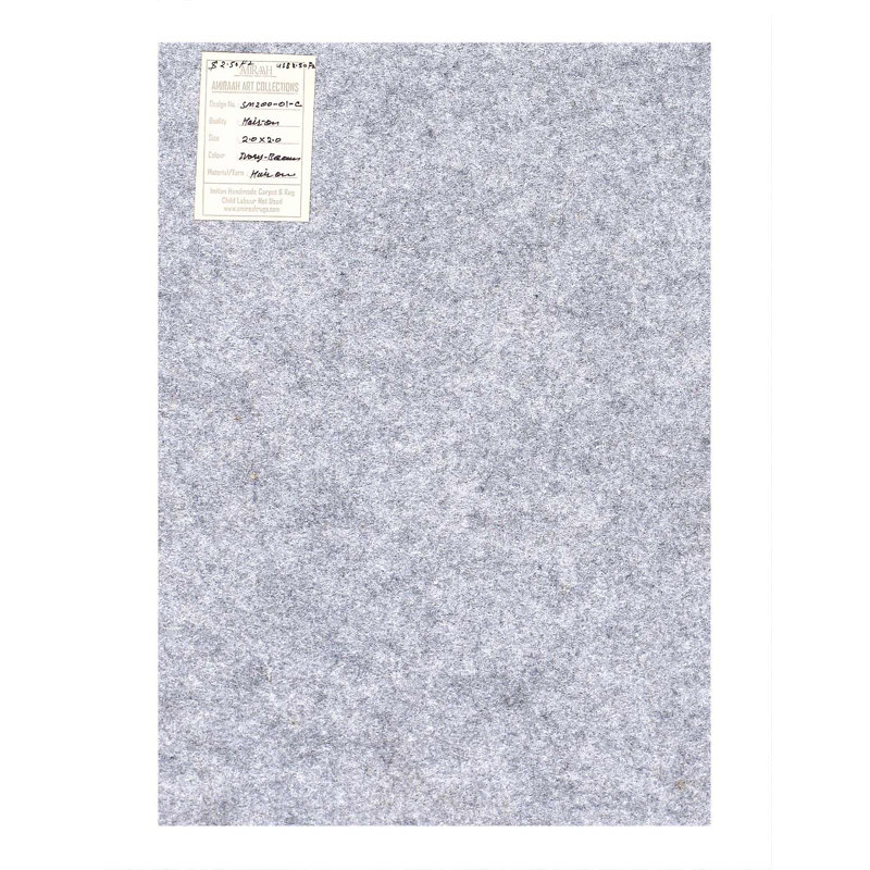 Échantillon de tapis beige moderne en peau de vache 2 pi x 2 pi