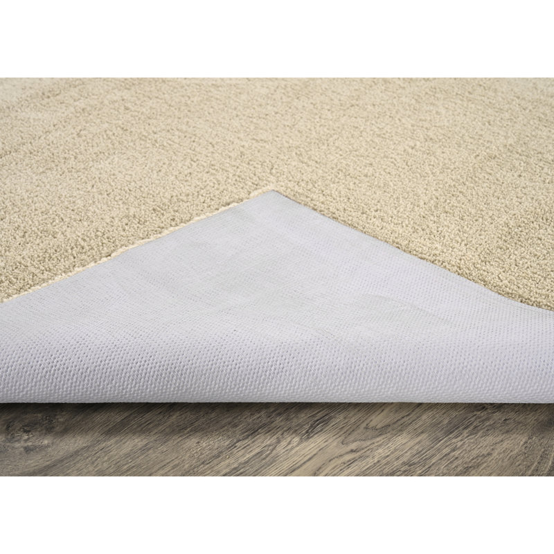Monarrez Nylon Bath Rug with Non-Slip Backing, Single- 72" L x 48" W, Tan