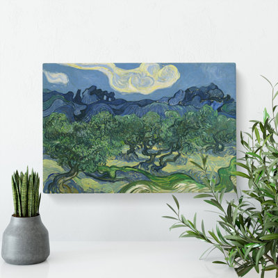 The Olive Trees by Vincent Van Gogh - Wrapped Canvas