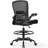 Mesh Drafting Chair Tall Office Chair With Adjustable Footrest Ring-88377671-88377670