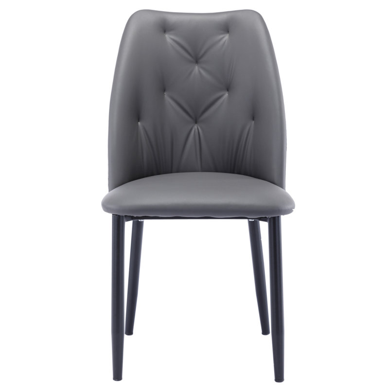 Counter Stool with Iron Frame, Gray