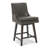 Aleksy Swivel Upholstered Counter Stool with Solid Wood Frame-87939653-87939663