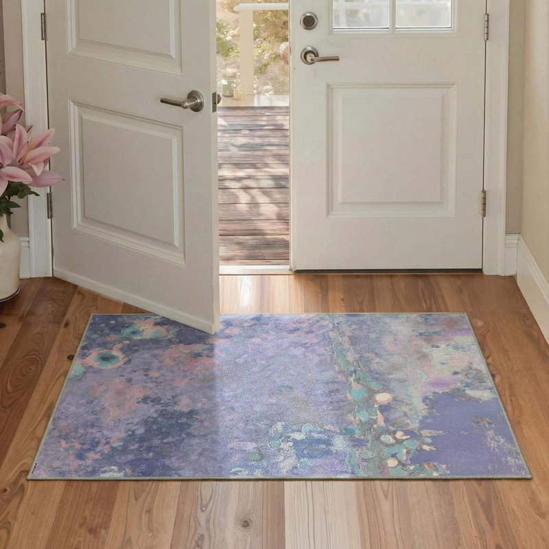 Tapis d'entrée antidérapant 2 po x 3 po, envers antidérapant et lavable à la machine