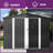 7.2Ft x 5 FT Galvanized Steel Storage Shed-105500998