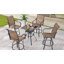 Ensemble bistro pour 4 personnes à hauteur de bar Motto Square-2118654013